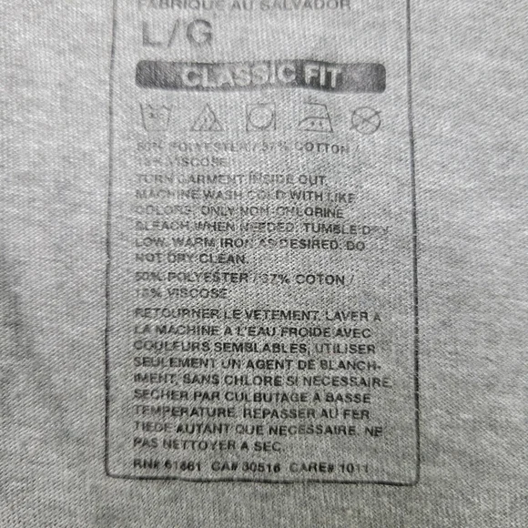 The North Face Women's Large Gray Half Dome Tri-Blend Short Sleeve Pocket TShirt - Picture 4 of 9